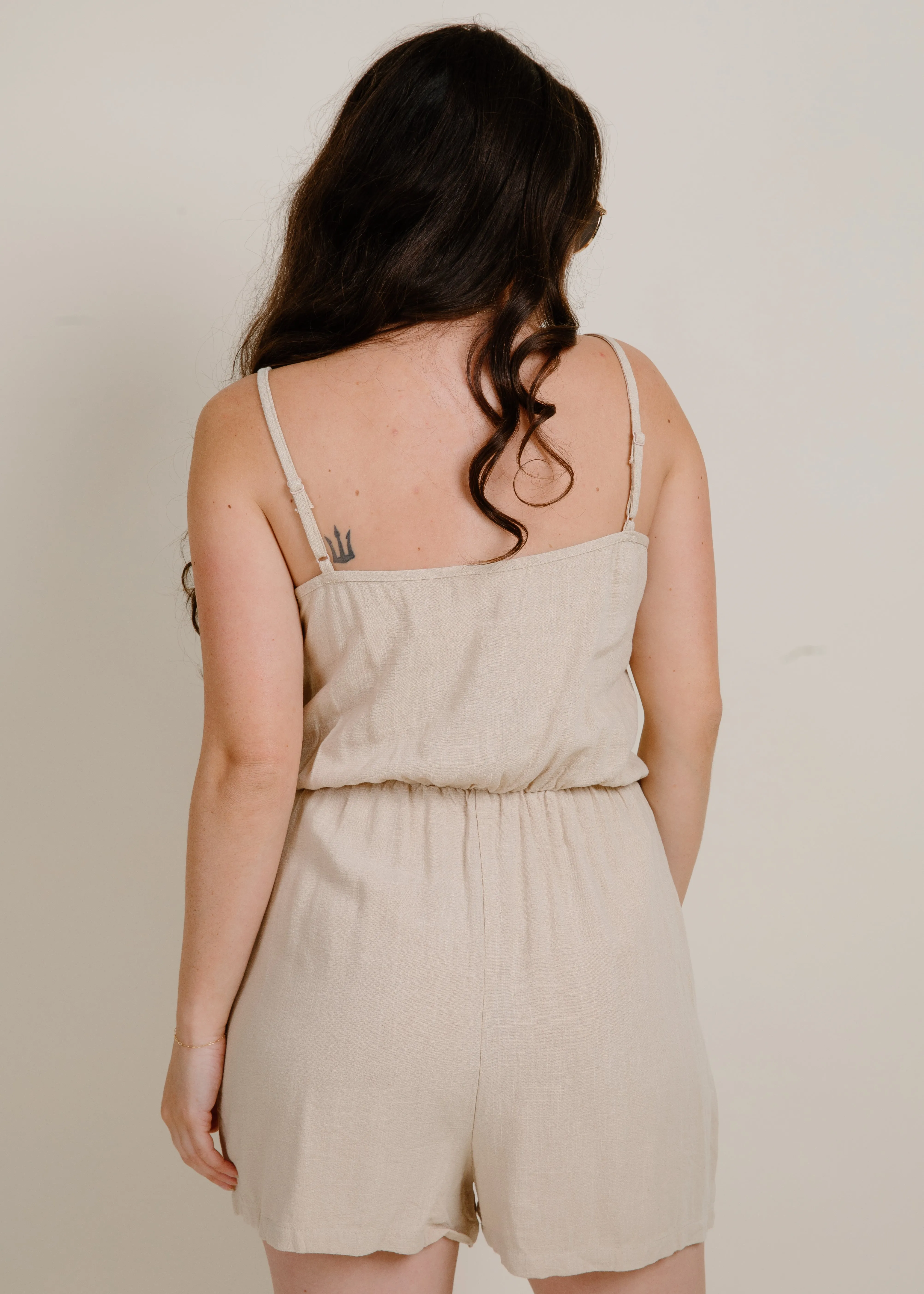 Sunkissed Bliss Romper - Latte sold by Vinnie Louise product image thumbnail 3