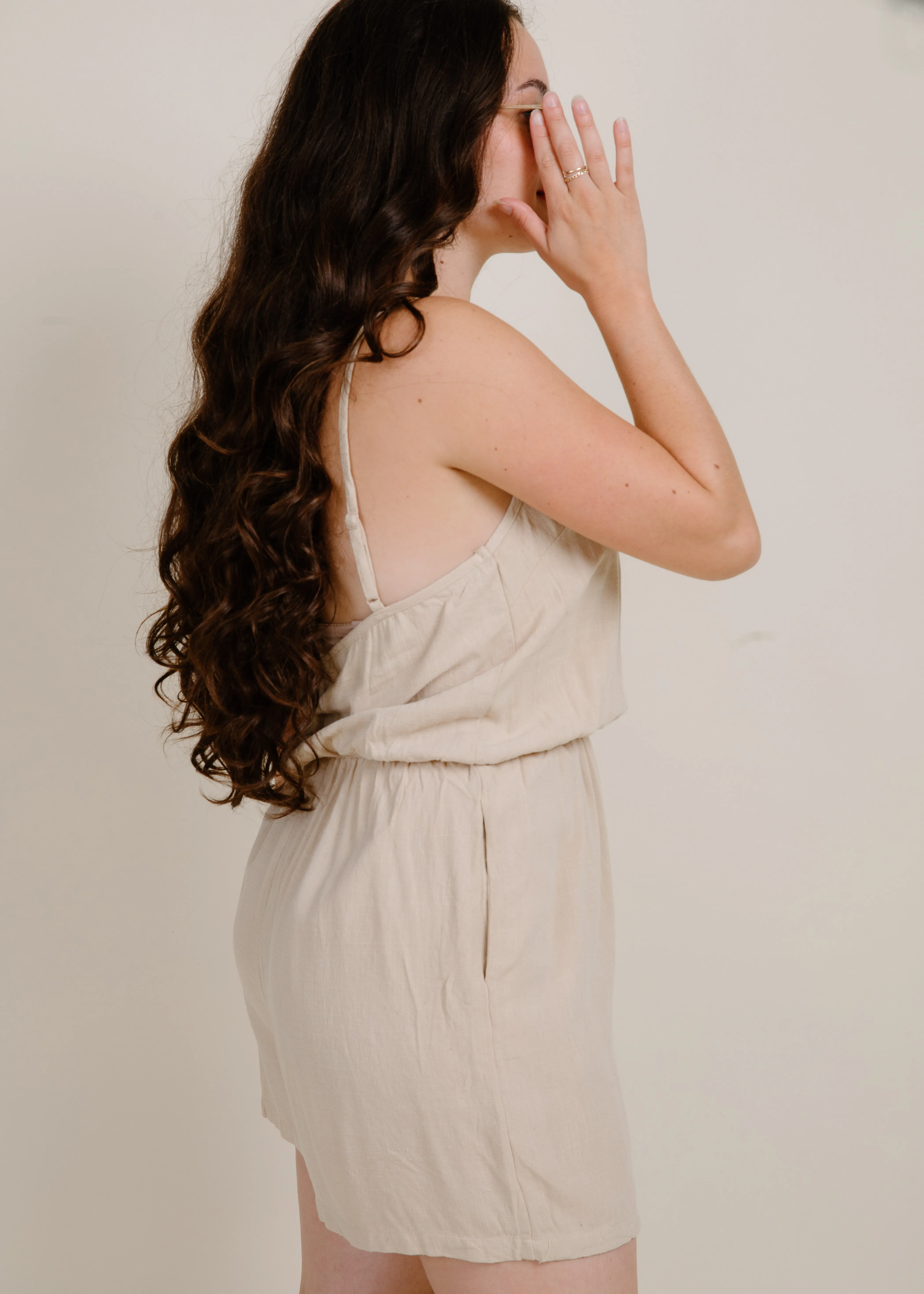 Sunkissed Bliss Romper - Latte sold by Vinnie Louise product image thumbnail 4