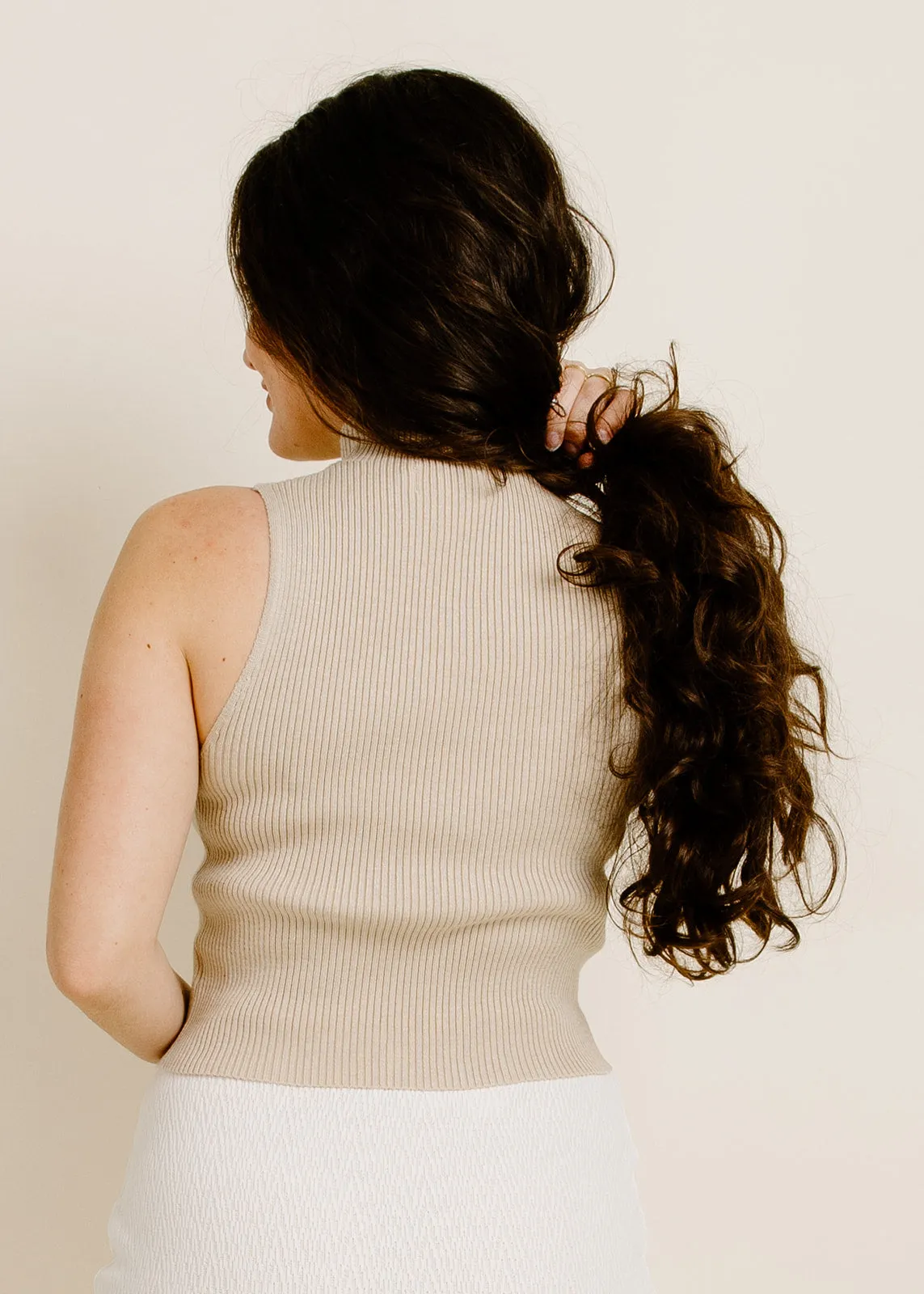 Erica Tank - Taupe sold by Vinnie Louise product image thumbnail 4