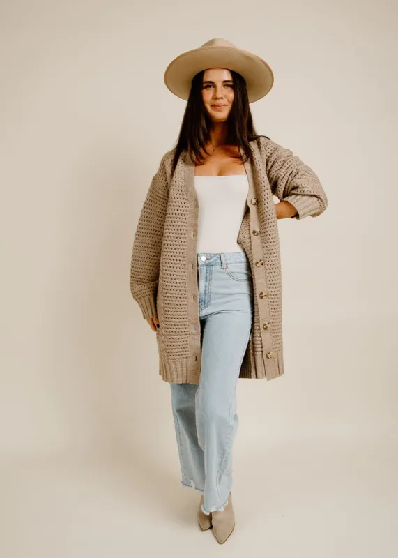 Lorelai Cardigan - Tan sold by Vinnie Louise