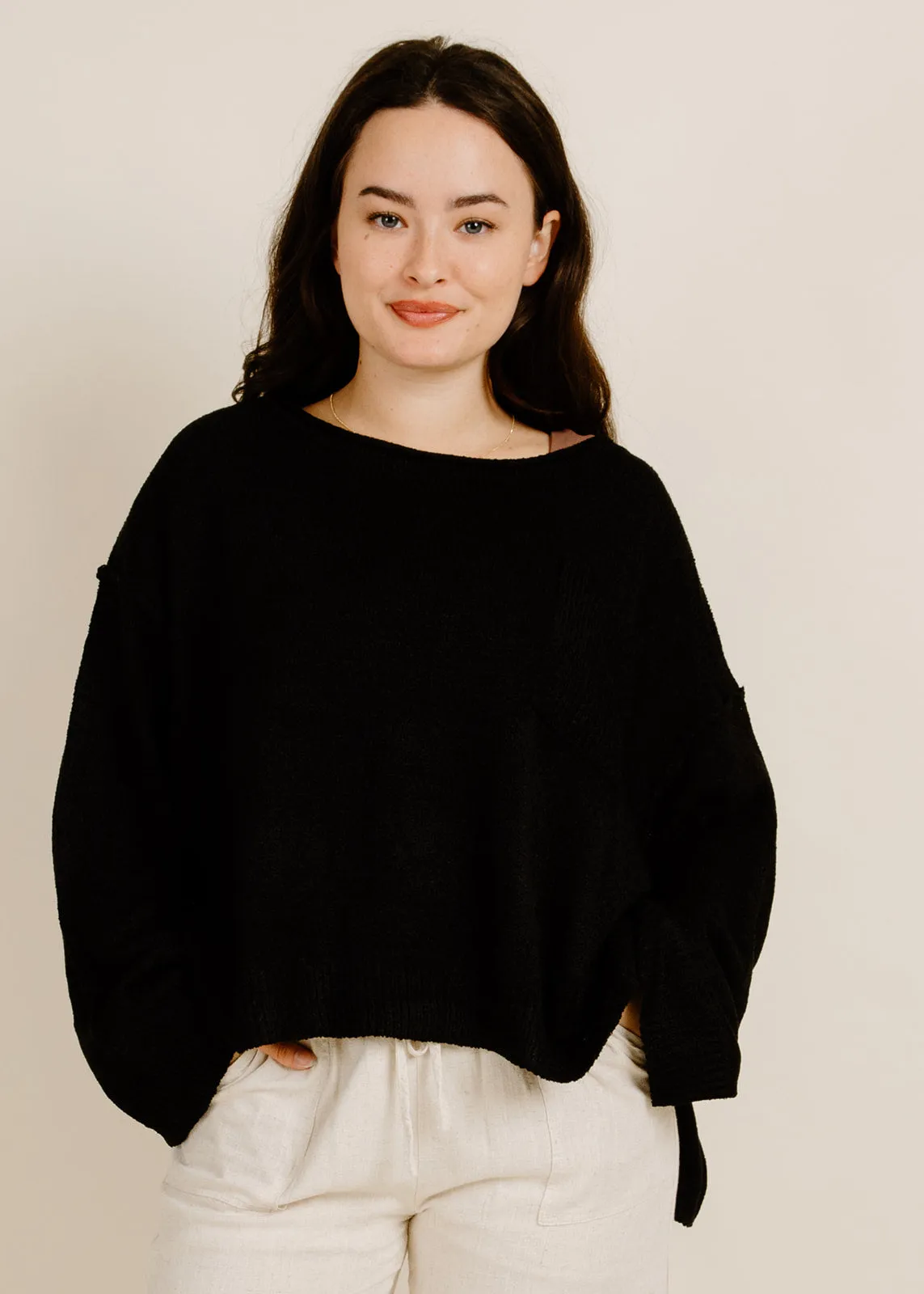 Lucy Pullover - Black sold by Vinnie Louise
