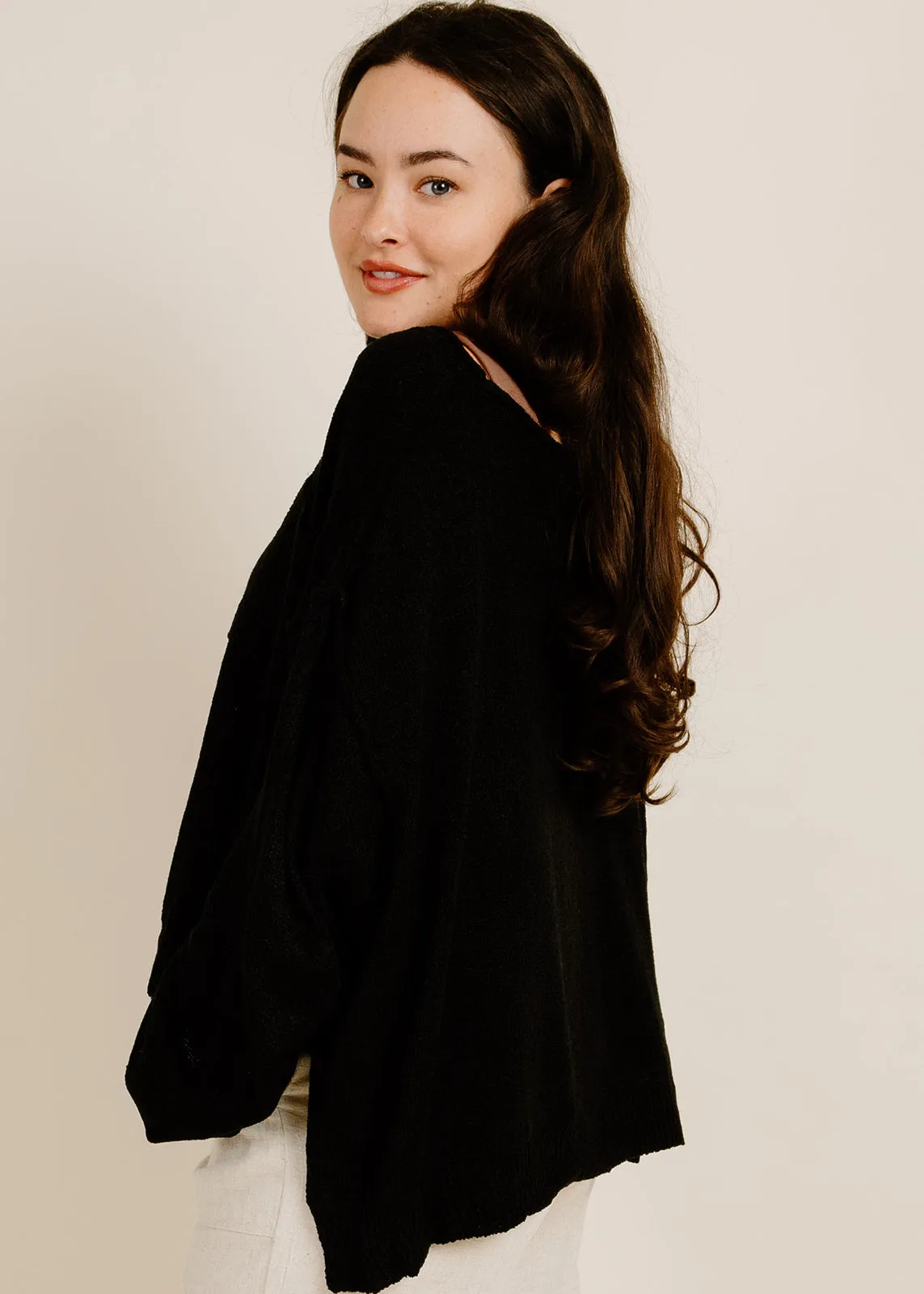 Lucy Pullover - Black sold by Vinnie Louise product image thumbnail 2