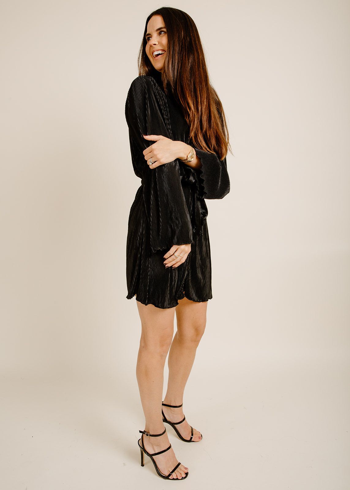 Stella Shirt Dress - Black sold by Vinnie Louise product image thumbnail 2