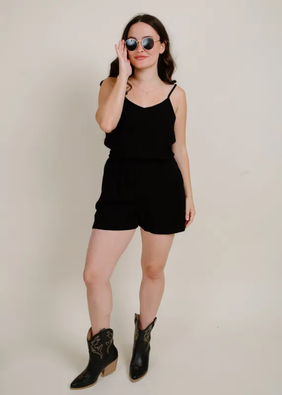 Sunkissed Bliss Romper - Black sold by Vinnie Louise