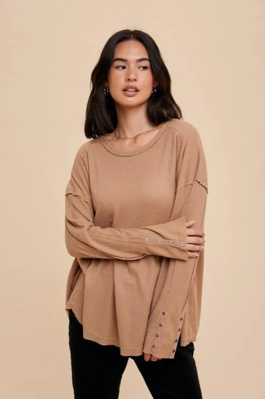 Margaret Top - Tan sold by Vinnie Louise