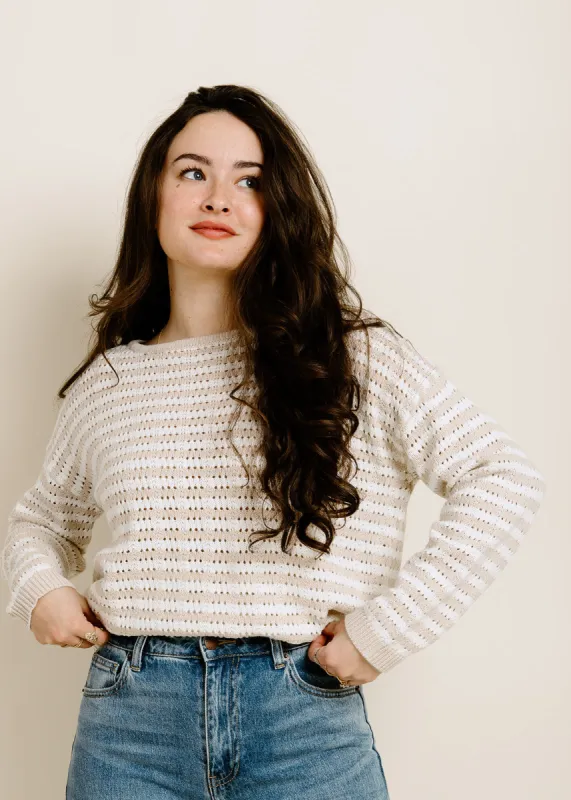 Vivien Sweater - Ecru sold by Vinnie Louise