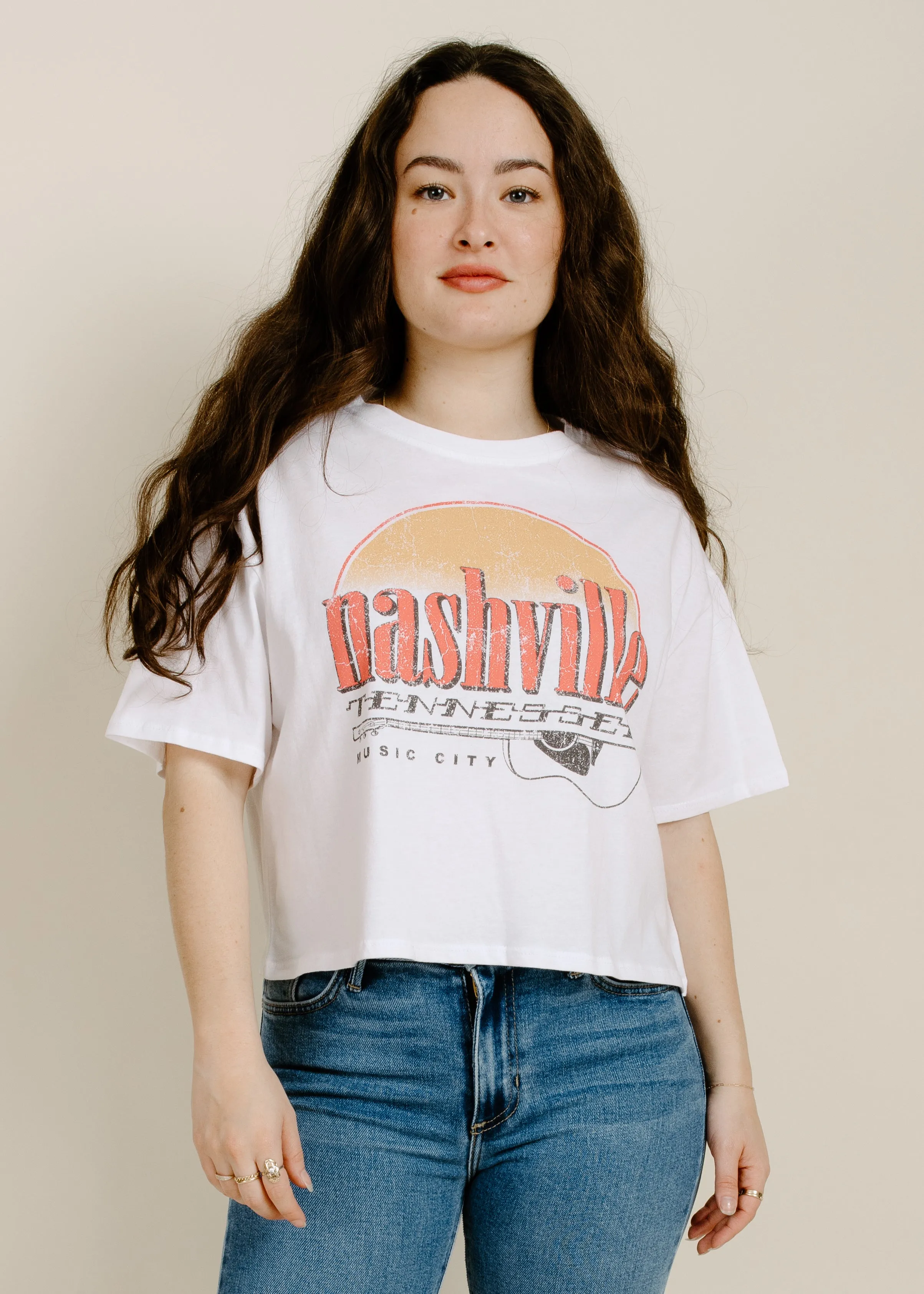 Nashville Sunsets Cropped Tee sold by Vinnie Louise product image thumbnail 3