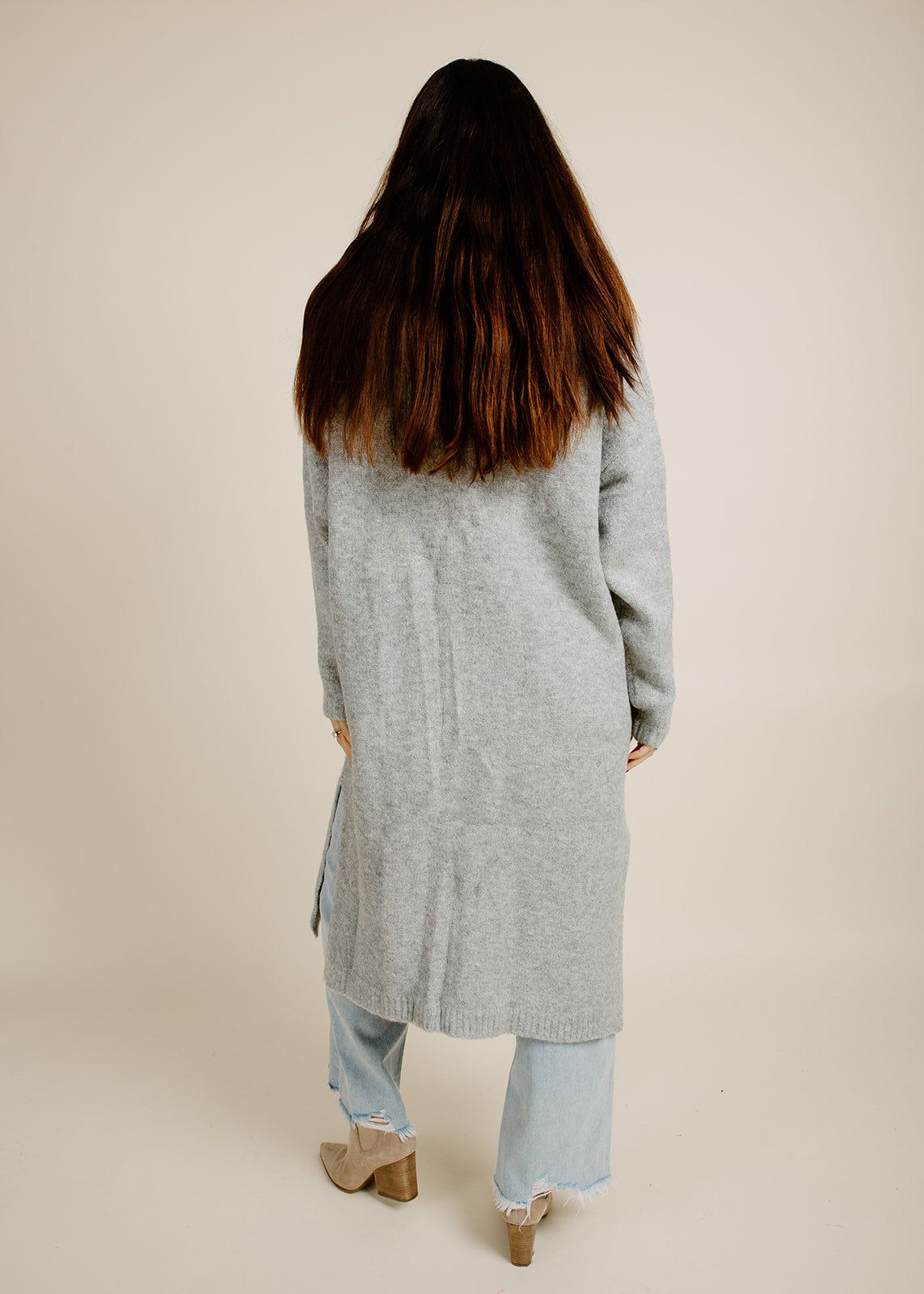 Penelope Cardigan - Grey sold by Vinnie Louise product image thumbnail 4