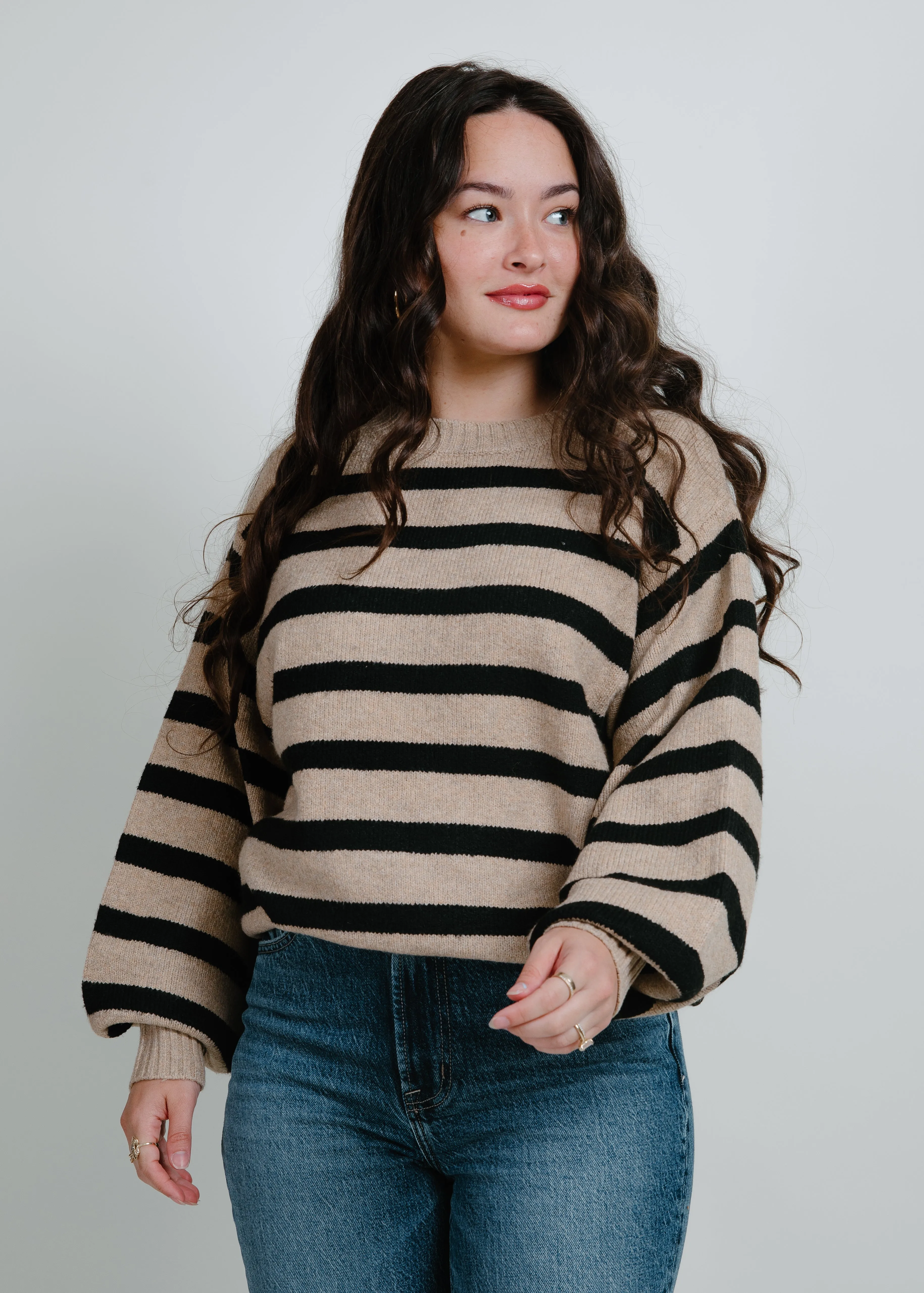 Fable Striped Sweater - Black sold by Vinnie Louise product image thumbnail 5