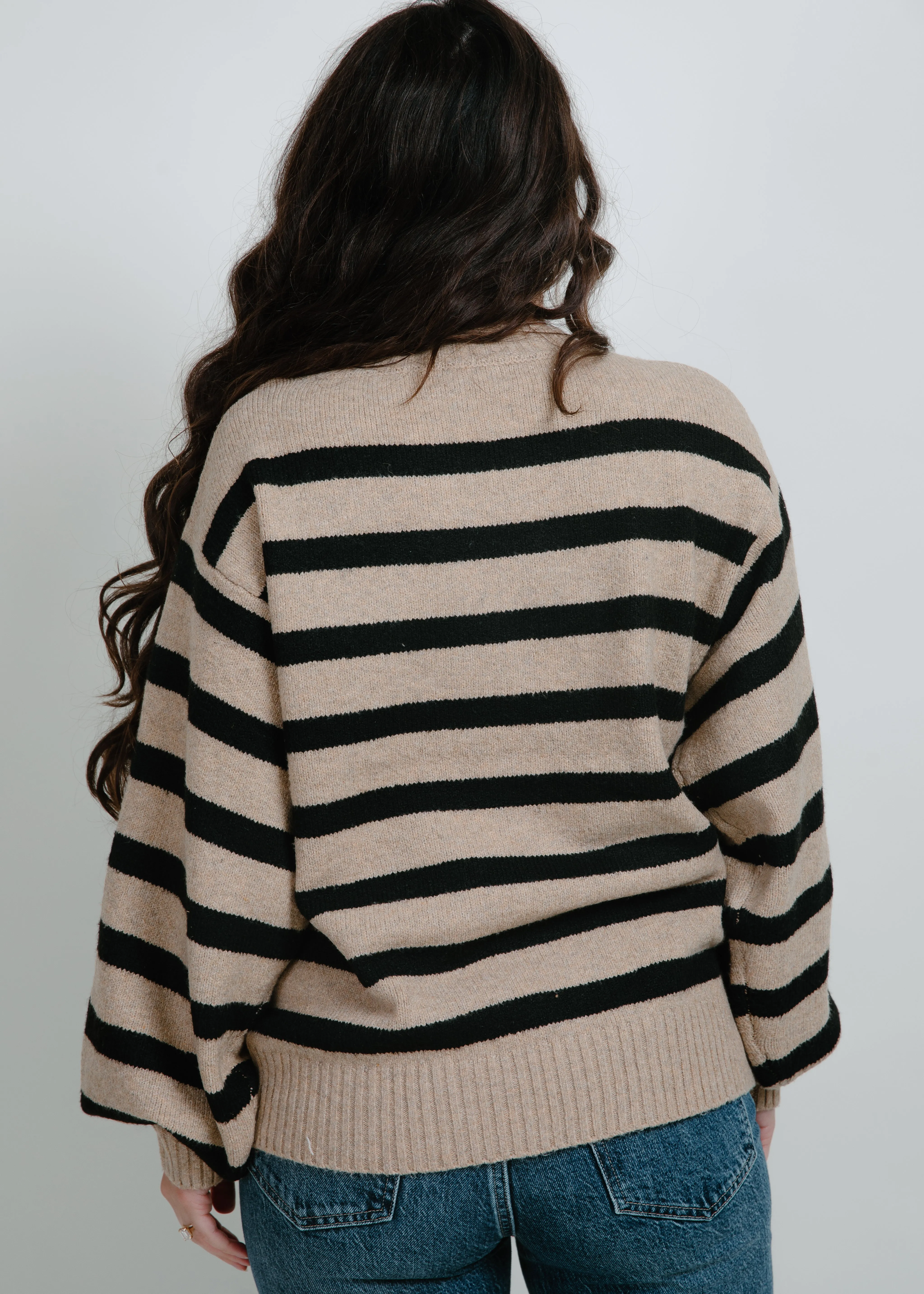 Fable Striped Sweater - Black sold by Vinnie Louise product image thumbnail 3