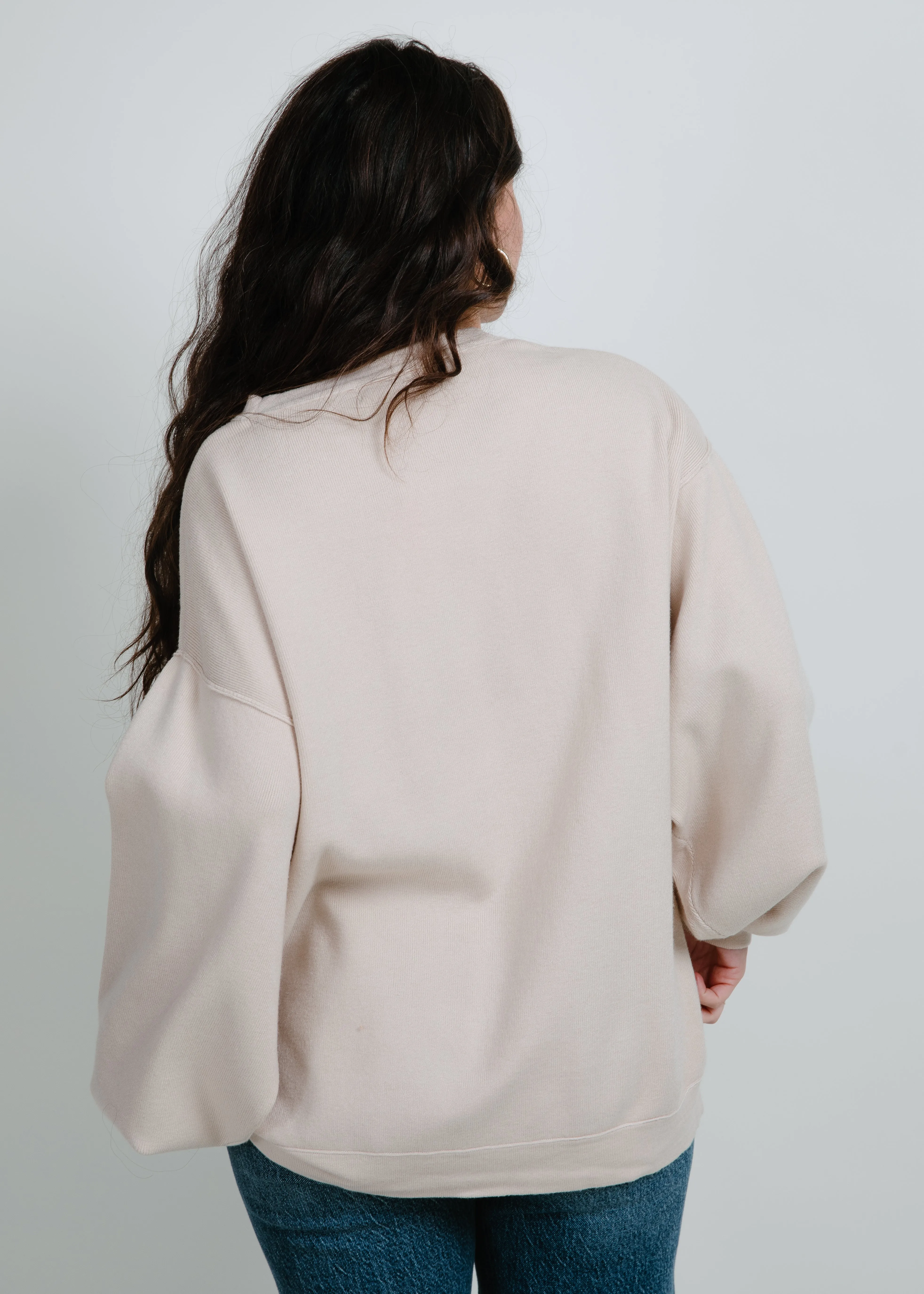 Addie Pullover - Cream sold by Vinnie Louise product image thumbnail 4