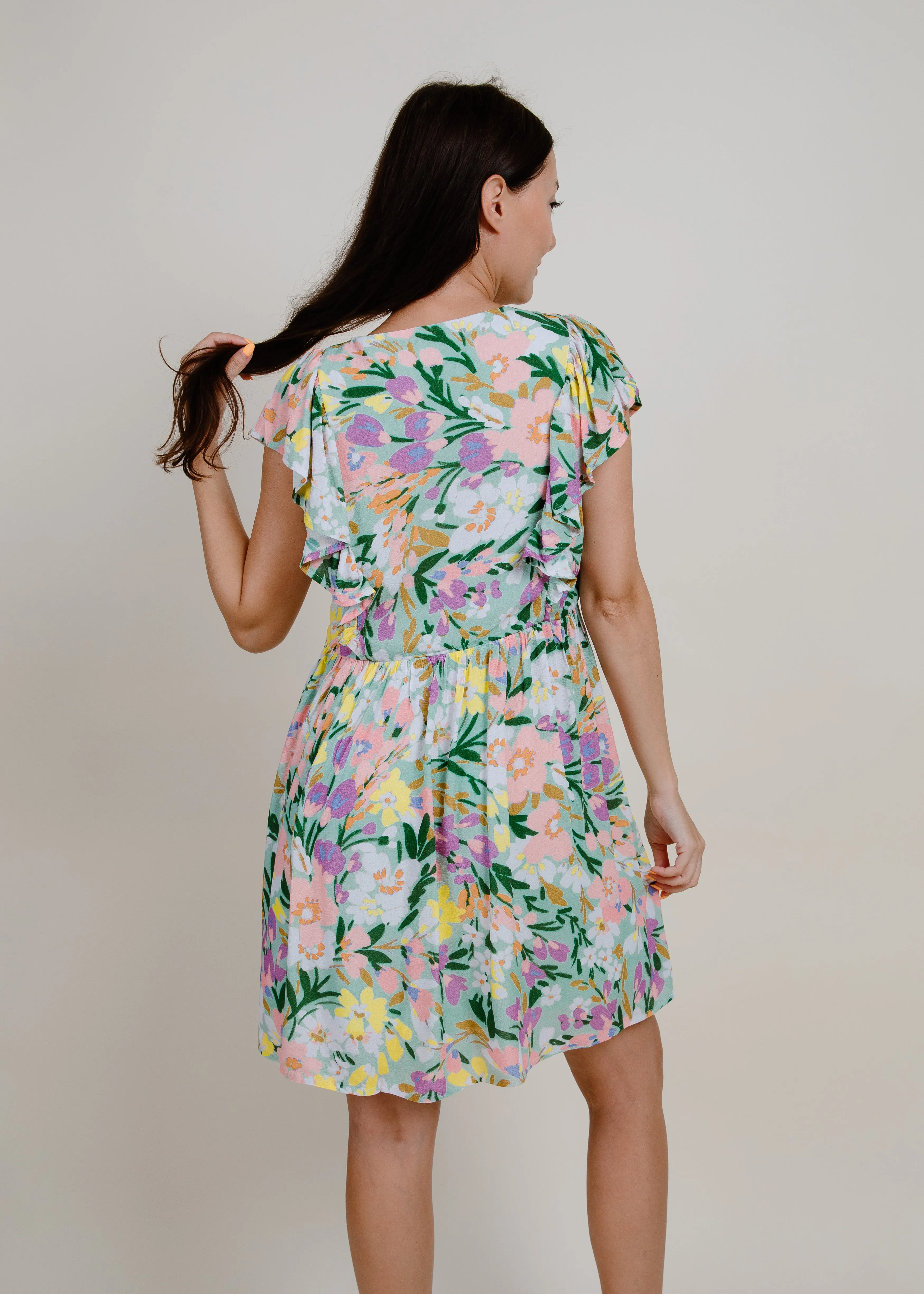 Summer Flowers Mini Dress sold by Vinnie Louise product image thumbnail 3