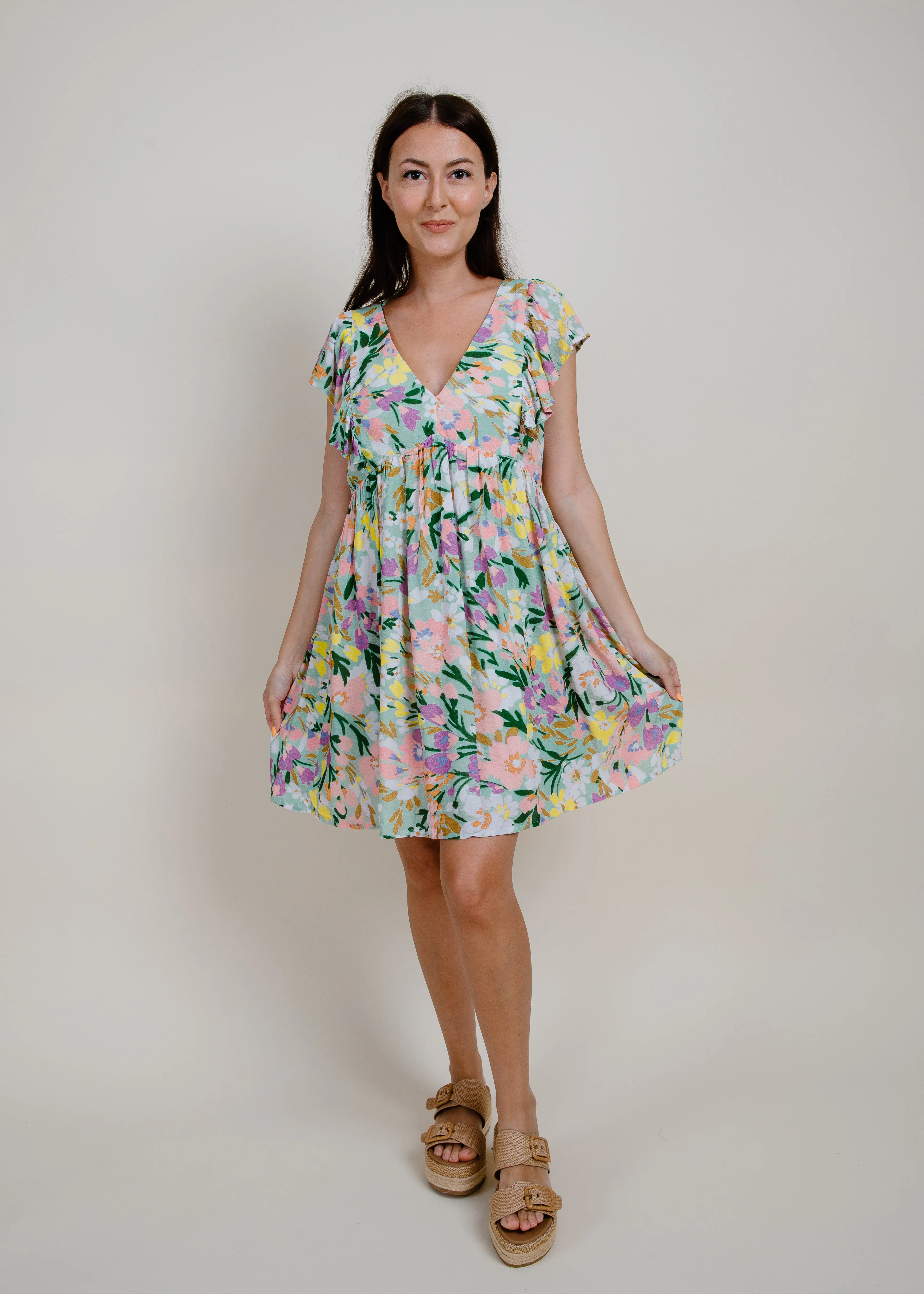 Summer Flowers Mini Dress sold by Vinnie Louise product image thumbnail 5
