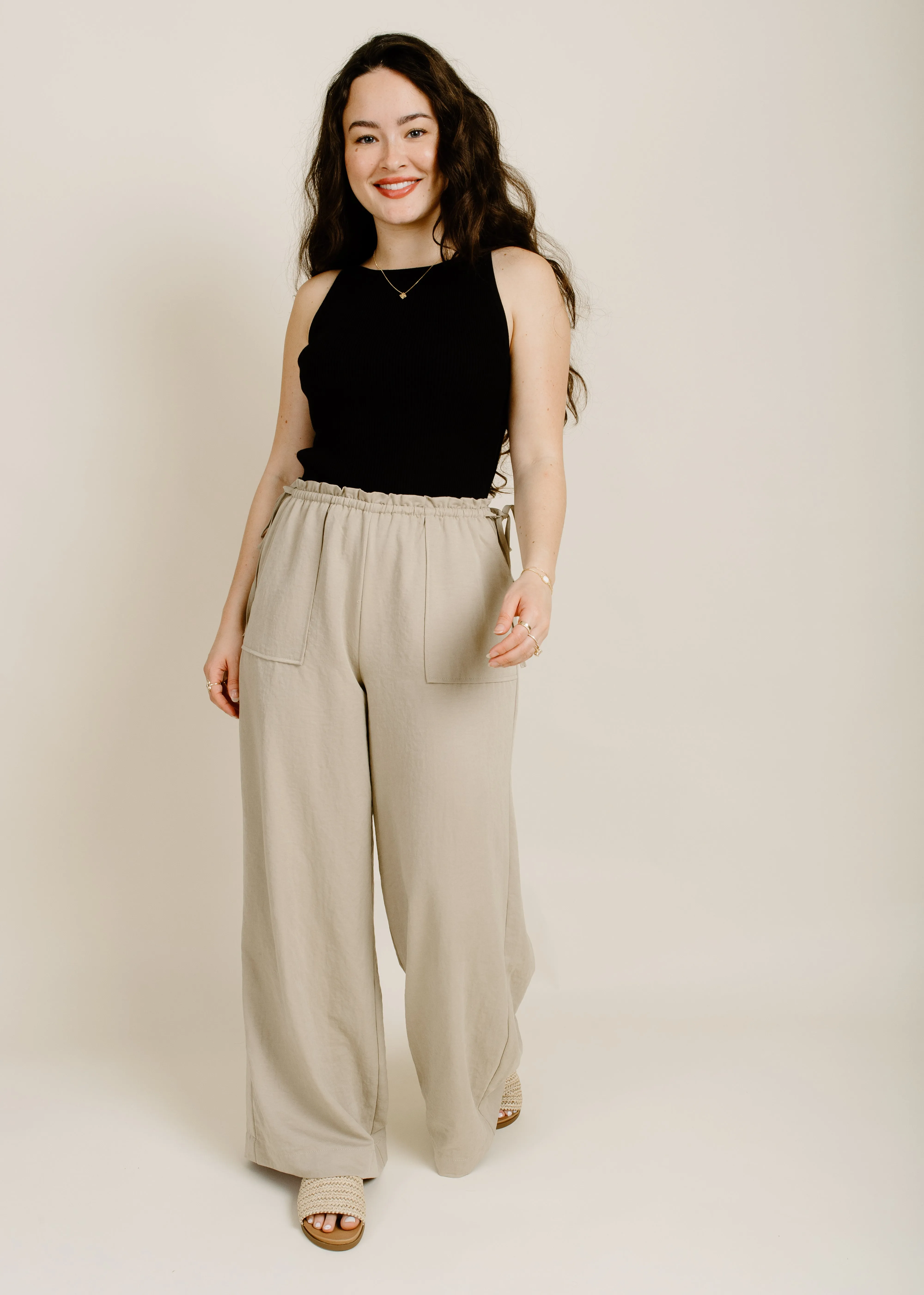 On The Shore Pants - Taupe sold by Vinnie Louise product image thumbnail 2