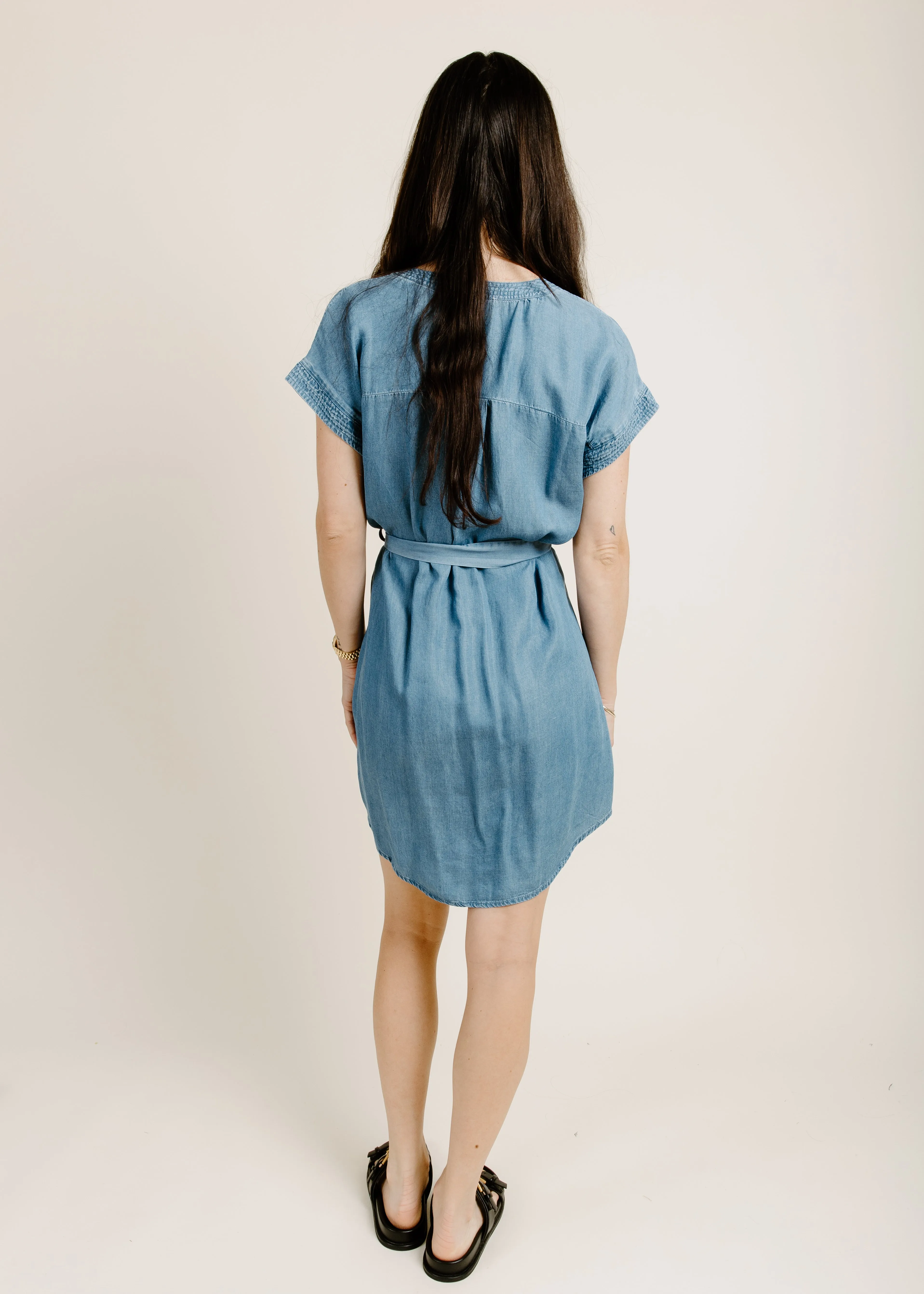 Rachael Tie Mini Dress sold by Vinnie Louise product image thumbnail 3