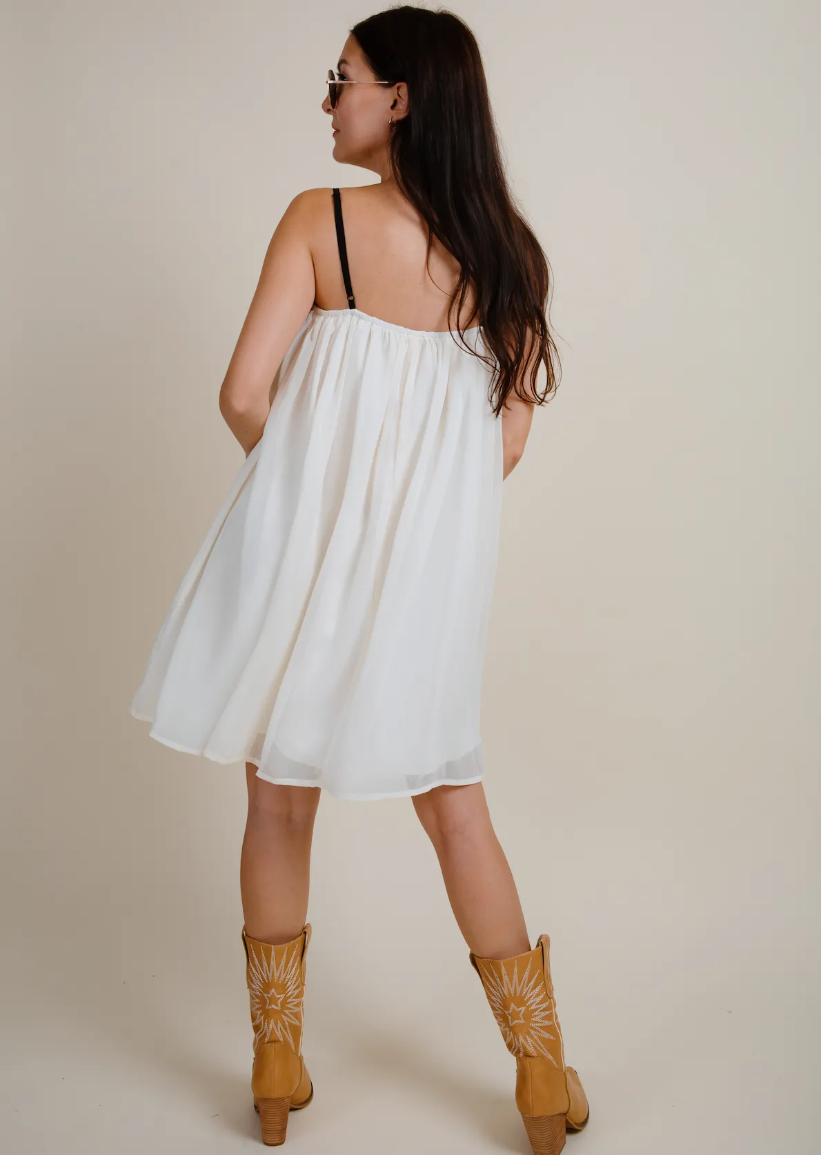 Kendall Mini Dress - Cream sold by Vinnie Louise product image thumbnail 2