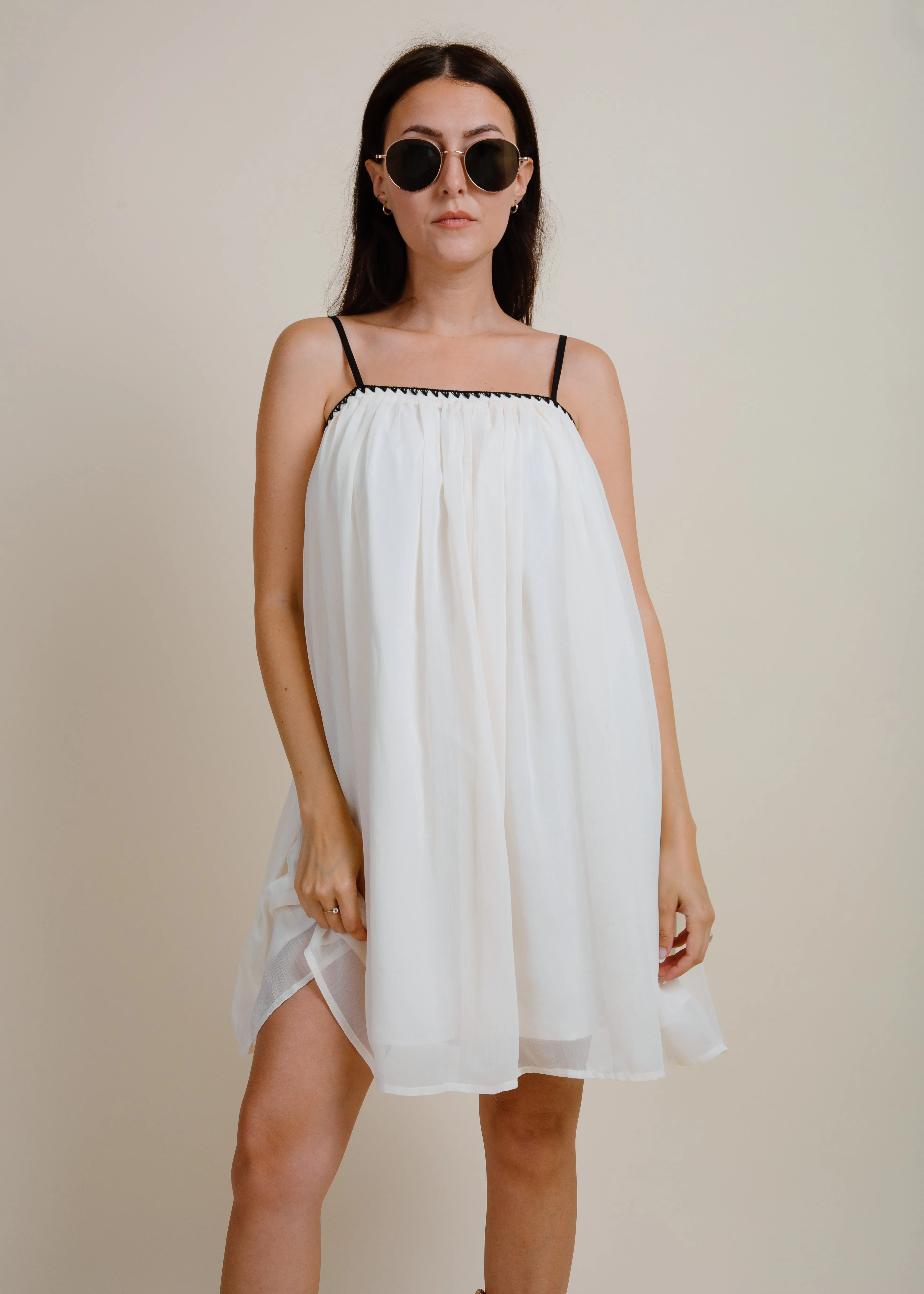 Kendall Mini Dress - Cream sold by Vinnie Louise product image thumbnail 5
