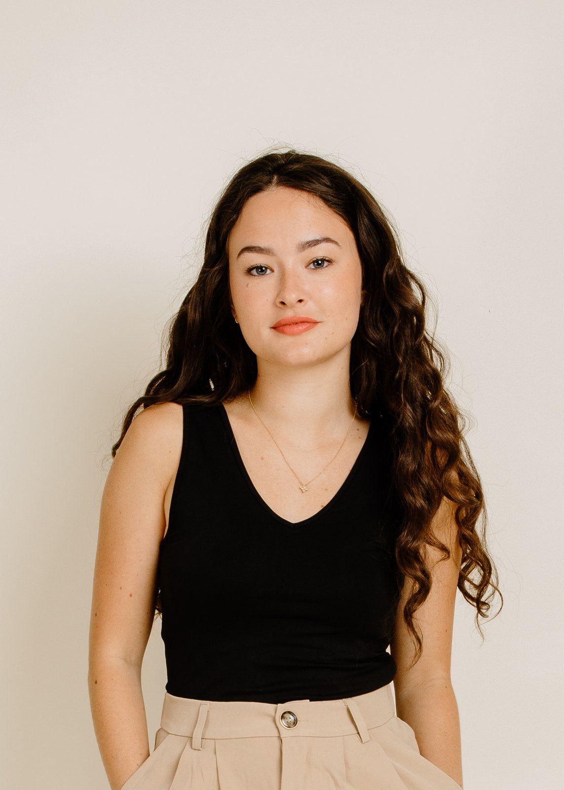 Wide Strapped Cami - Black sold by Vinnie Louise