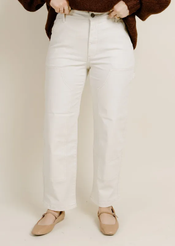 Ashton Carpenter Straight Leg - Vanilla sold by Vinnie Louise