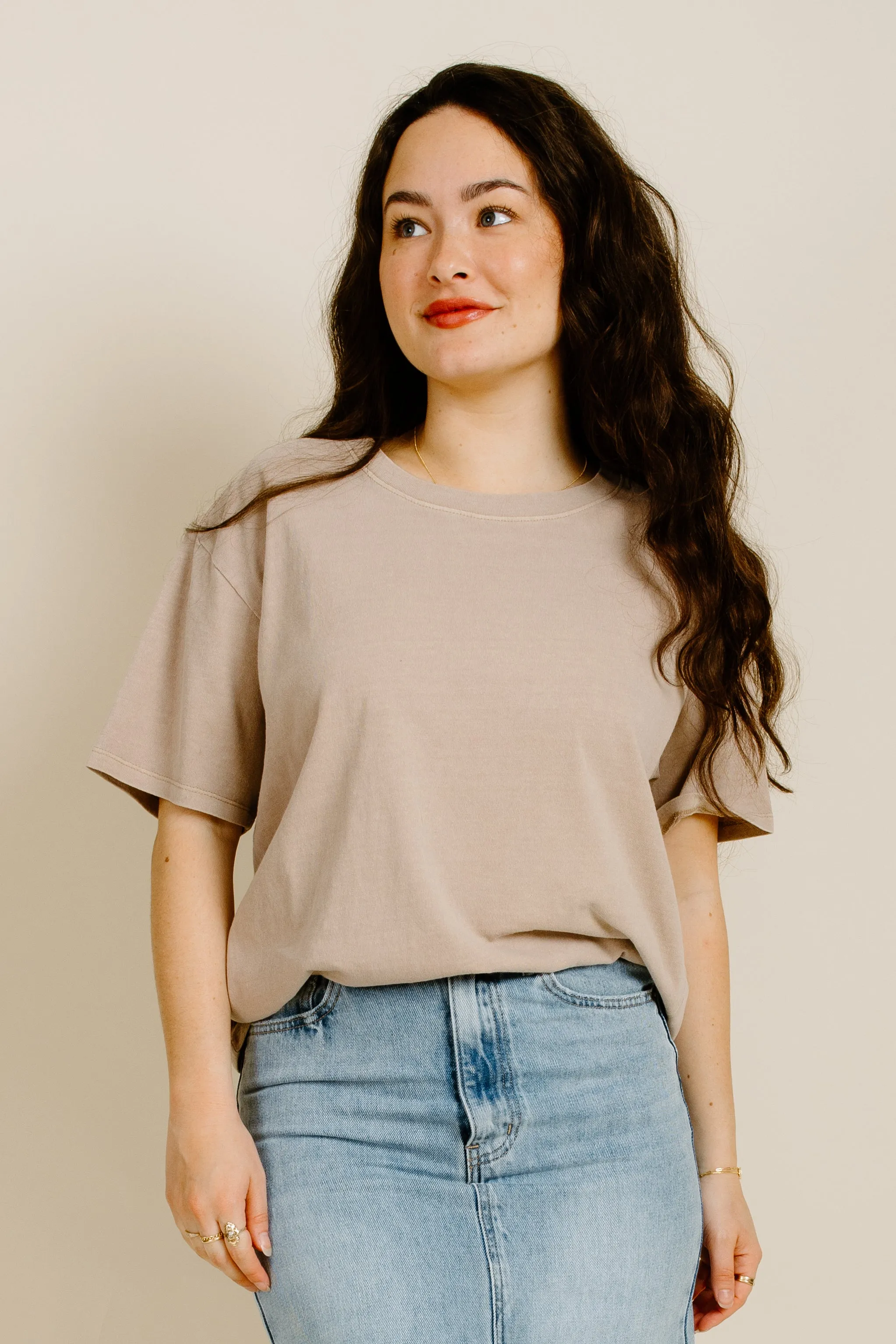 Everyday Tee - Tan sold by Vinnie Louise