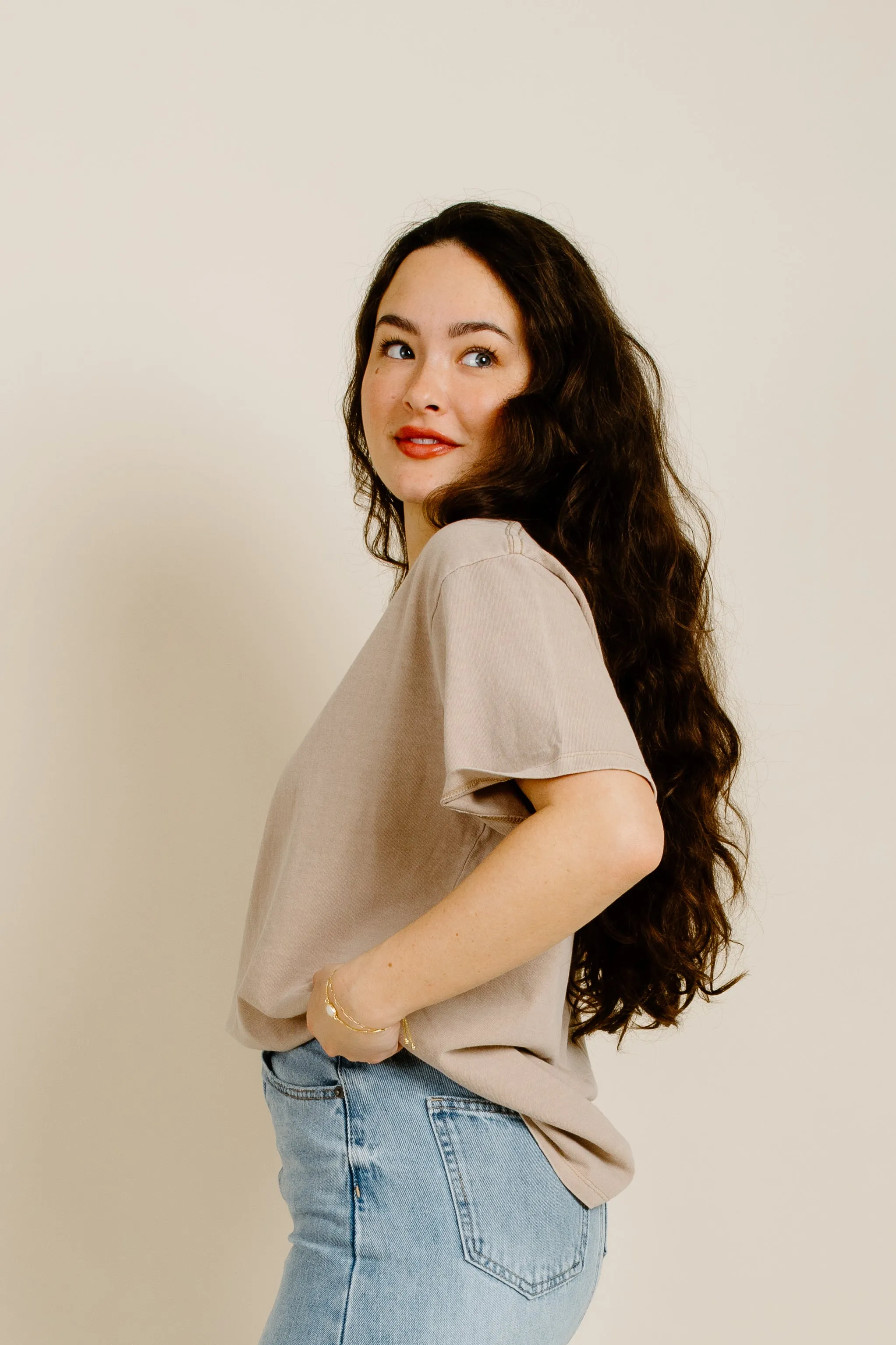 Everyday Tee - Tan sold by Vinnie Louise product image thumbnail 3