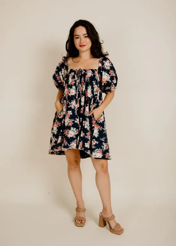 Dowling Dress - Navy sold by Vinnie Louise