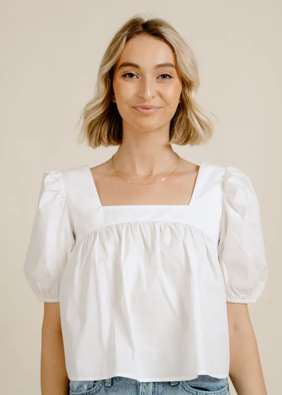 Julie Blouse - White sold by Vinnie Louise