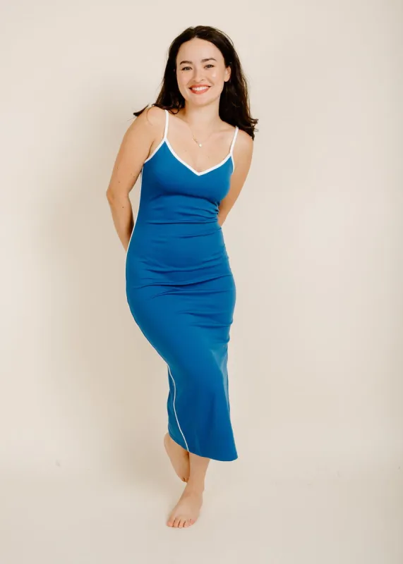Kimber Midi Dress - Blue sold by Vinnie Louise