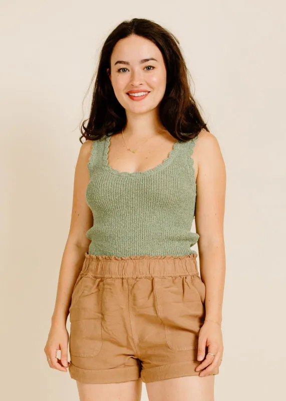 Kristy Knit Top - Olive sold by Vinnie Louise
