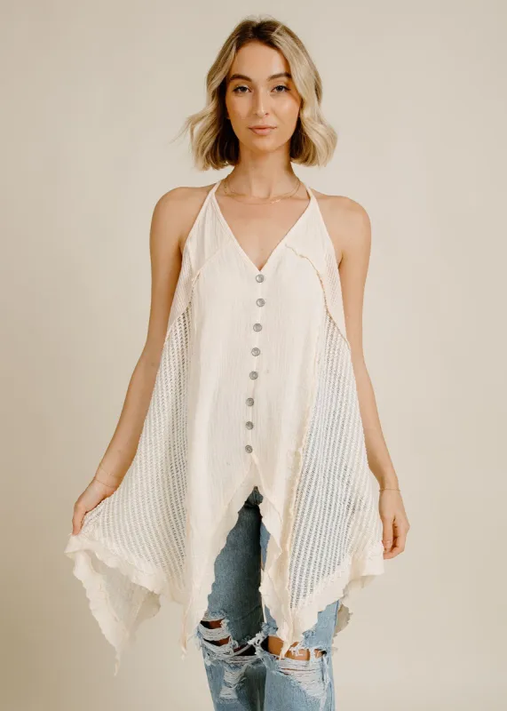 Maisel Tunic - Oyster sold by Vinnie Louise