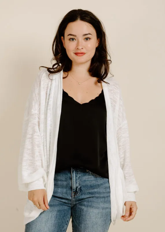 Mckenna Cardigan - Off White sold by Vinnie Louise