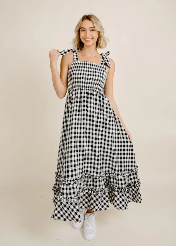 Michelle Midi Dress - Black sold by Vinnie Louise