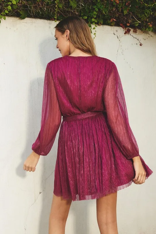 Tinsley Mini Dress - Magenta sold by Vinnie Louise product image thumbnail 3