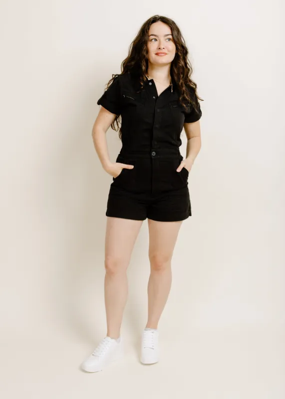 Campbell Romper - Noir sold by Vinnie Louise
