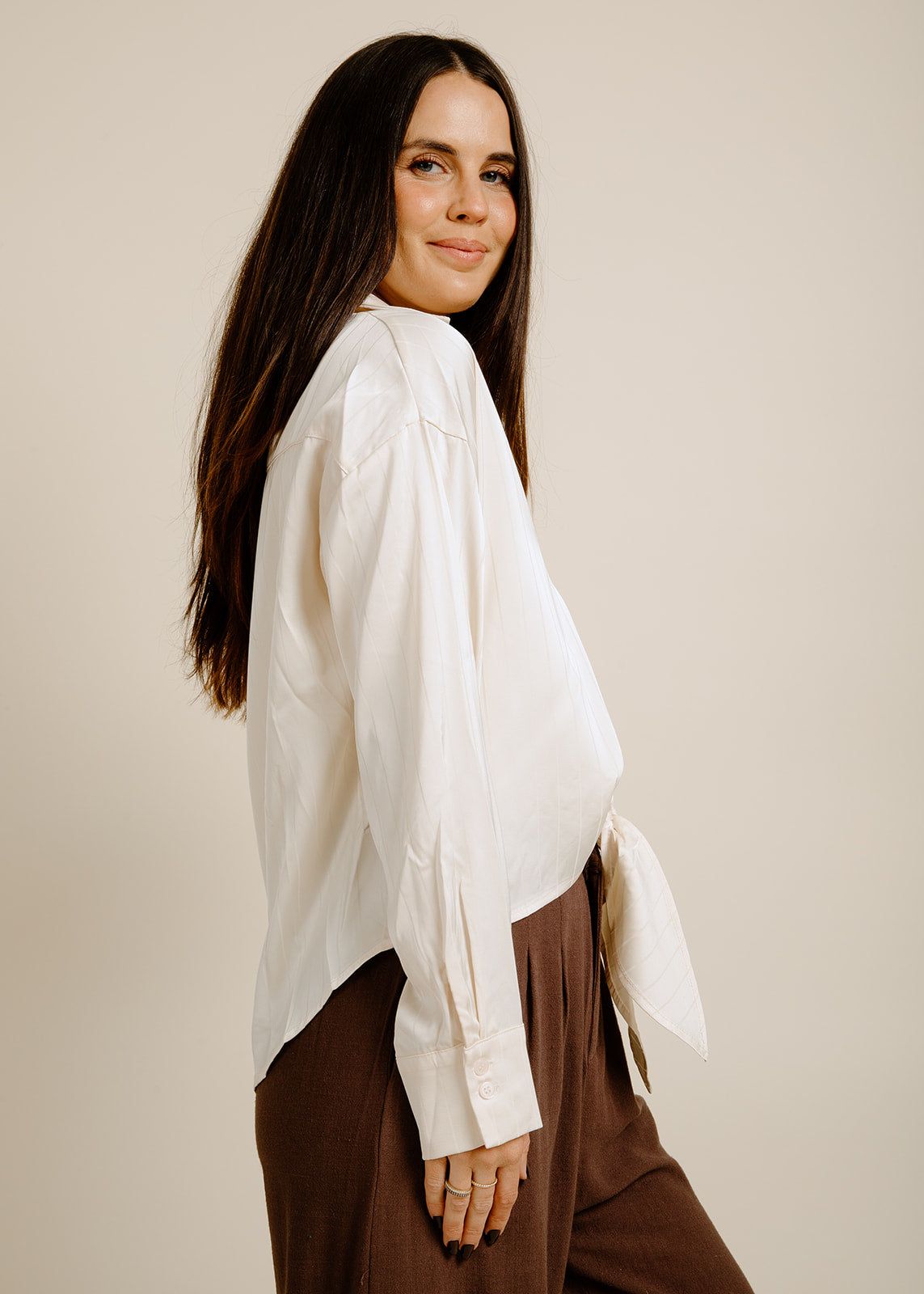 Frannie Front-Tie Top sold by Vinnie Louise product image thumbnail 3