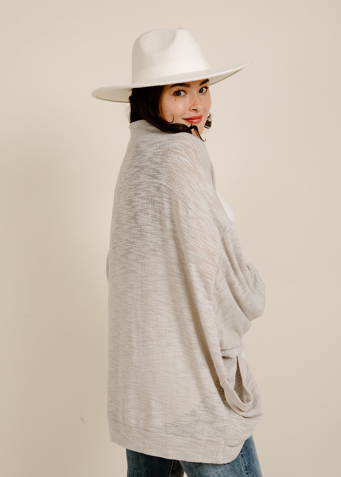 Mckenna Cardigan - Pale Grey sold by Vinnie Louise product image thumbnail 3