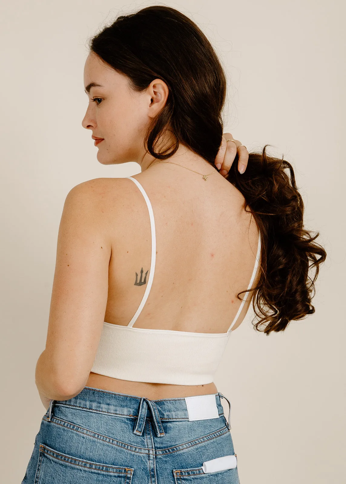 Bella Bralette - Ivory sold by Vinnie Louise product image thumbnail 3