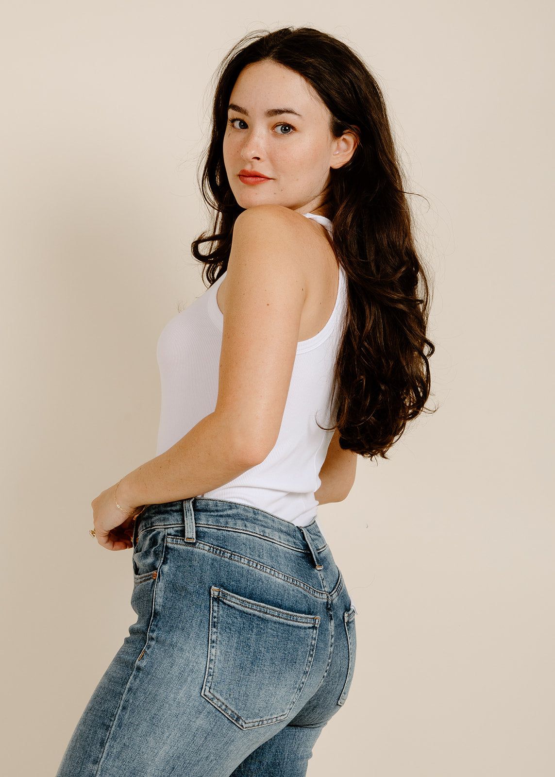 Ivey Tank - Off White sold by Vinnie Louise product image thumbnail 2