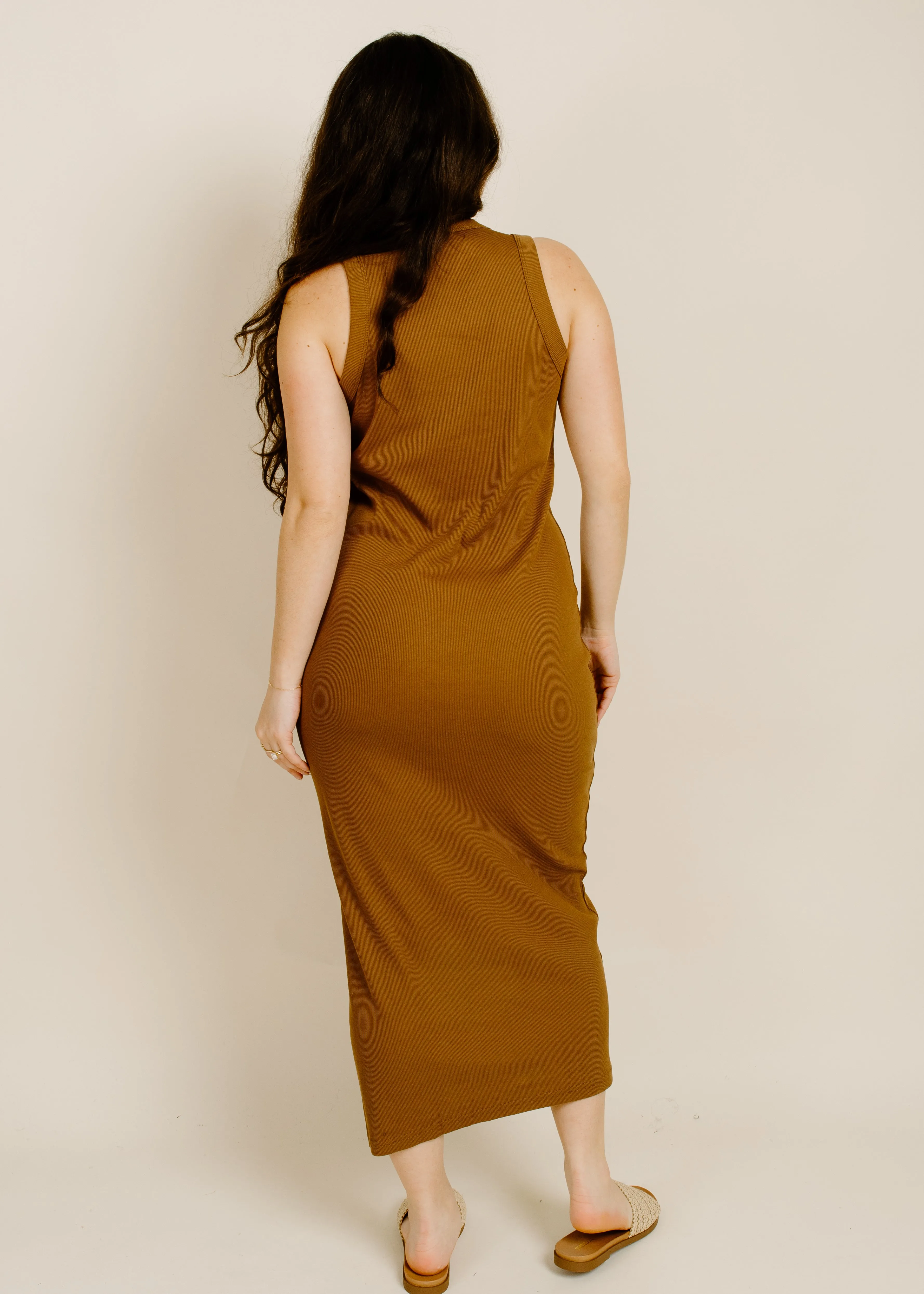 Runnin' Around Dress - Tan sold by Vinnie Louise product image thumbnail 4
