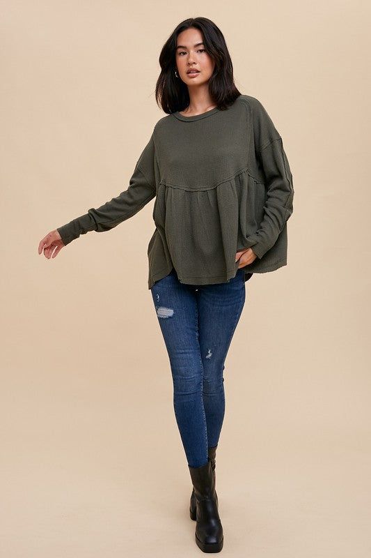 Margaret Top - Olive sold by Vinnie Louise product image thumbnail 3