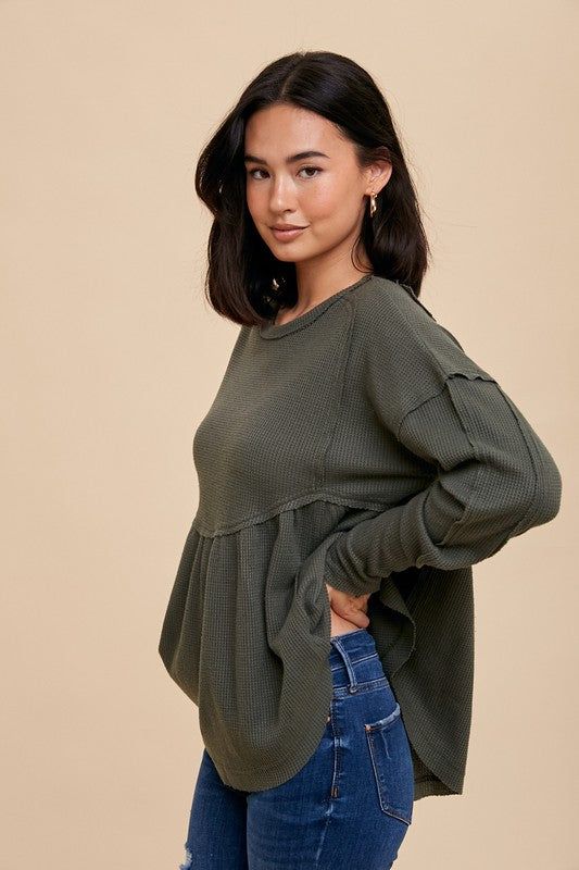 Margaret Top - Olive sold by Vinnie Louise product image thumbnail 2