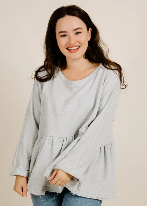 Cozy Nights Top - Grey sold by Vinnie Louise