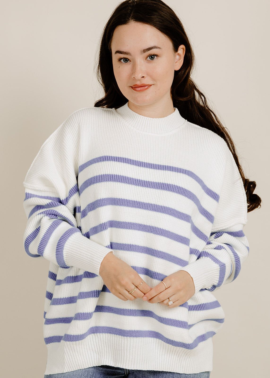 Elise Sweater - Blue sold by Vinnie Louise