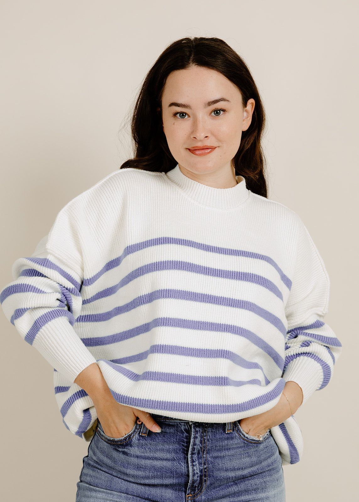 Elise Sweater - Blue sold by Vinnie Louise product image thumbnail 2