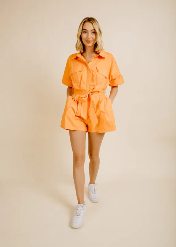 Bexter Romper - Orange sold by Vinnie Louise