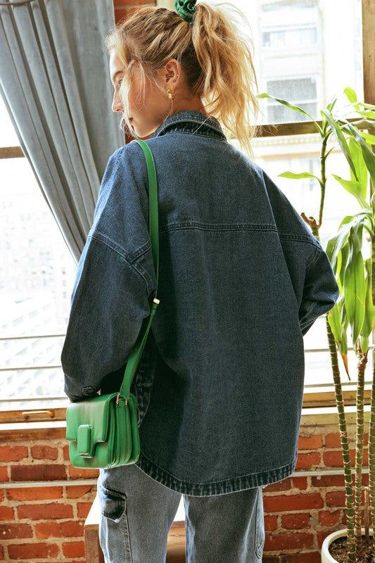 Joey Denim Shacket sold by Vinnie Louise product image thumbnail 2