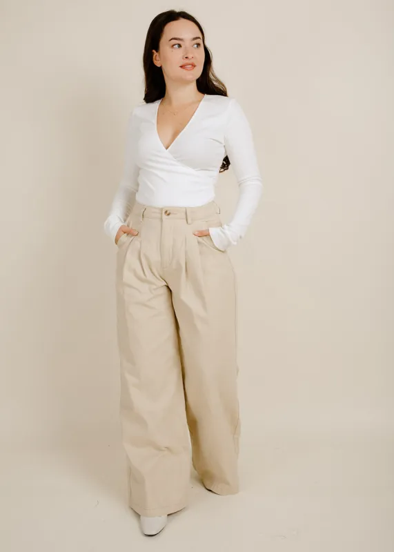 Honeycomb Pants - Beige sold by Vinnie Louise