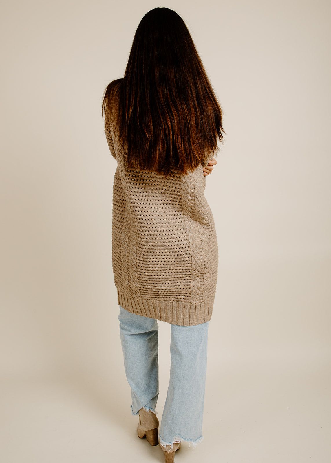 Lorelai Cardigan - Tan sold by Vinnie Louise product image thumbnail 5