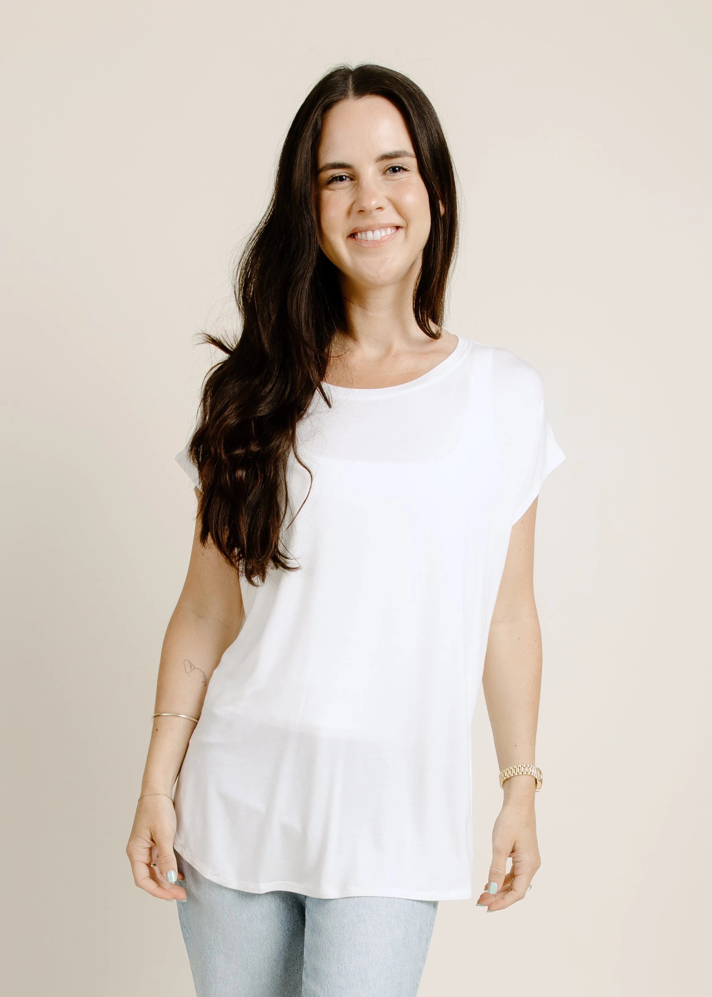 Someday Top - White sold by Vinnie Louise product image thumbnail 3