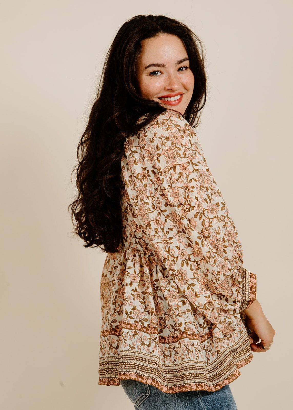 Kaylin Top - Rose sold by Vinnie Louise product image thumbnail 2